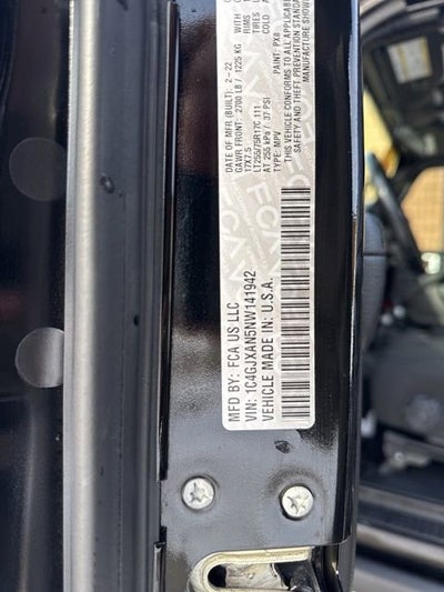 2022 Jeep Wrangler Willys