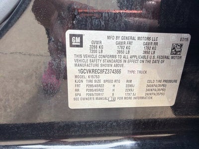 2015 Chevrolet Silverado 1500 LT