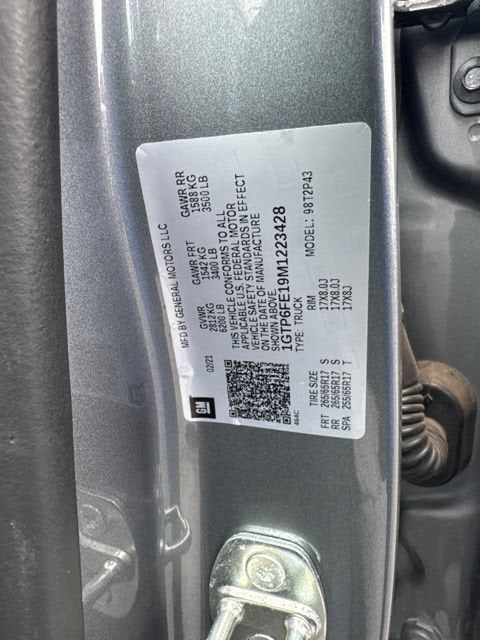 2021 GMC Canyon 4WD AT4 w/Leather