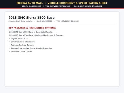 2018 GMC Sierra 1500 Base