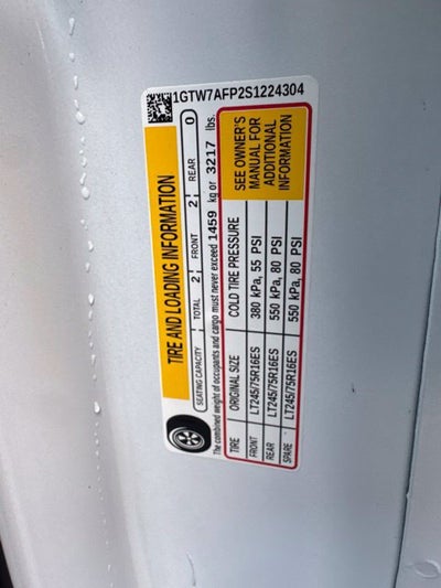 2025 GMC Savana Cargo Work Van