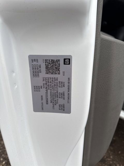 2025 GMC Savana Cargo 2500 Work Van