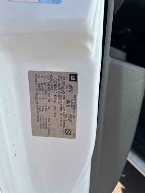 2016 GMC Savana Cargo 3500 Work Van