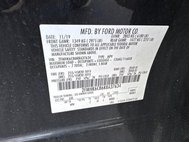 2019 Ford Flex SEL