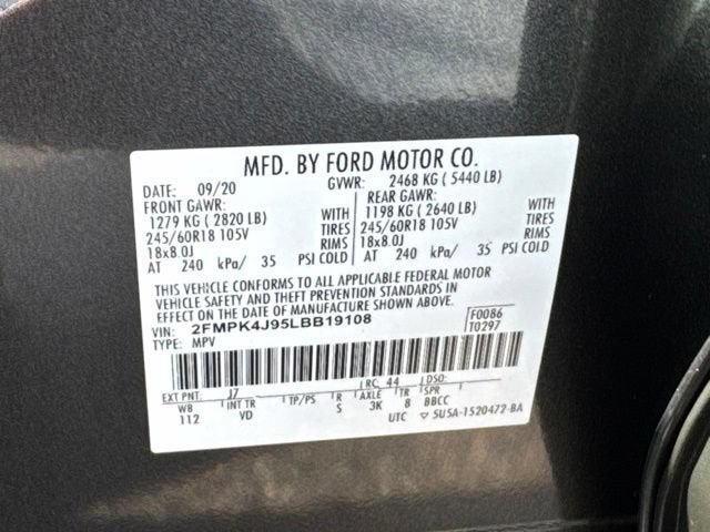 2020 Ford Edge SEL