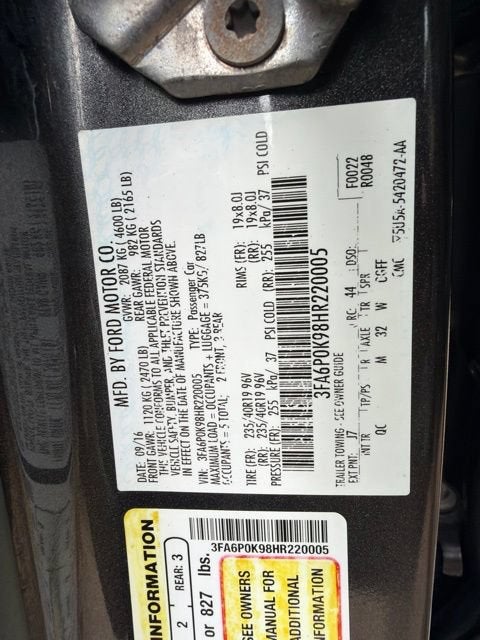 2017 Ford Fusion Titanium