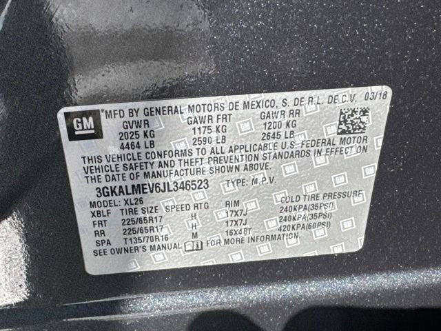 2018 GMC Terrain SLE