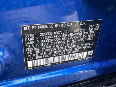 2025 Acura ADX w/A-Spec Advance Package