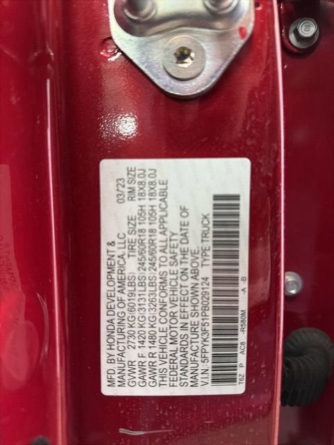 2023 Honda Ridgeline RTL