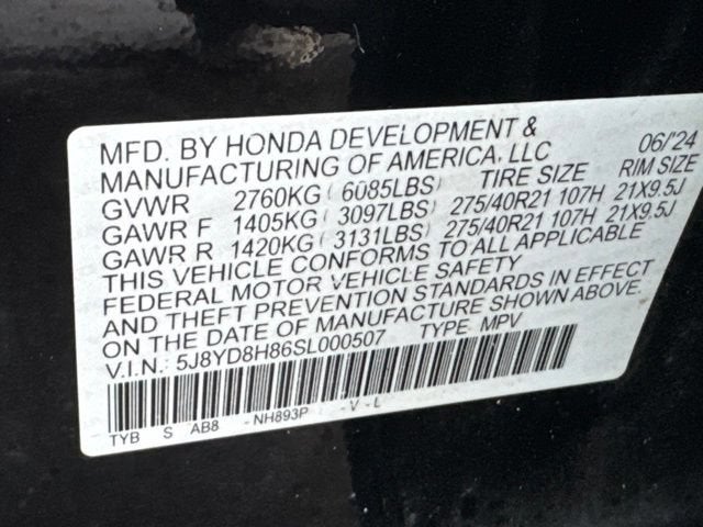 2025 Acura MDX Type S w/Advance Package