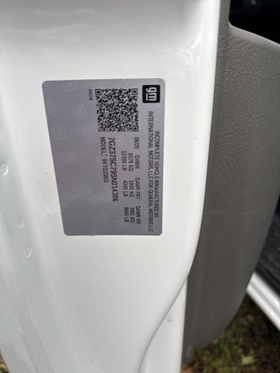 2025 GMC Savana Cutaway 3500 1WT