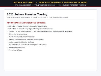2021 Subaru Forester Touring