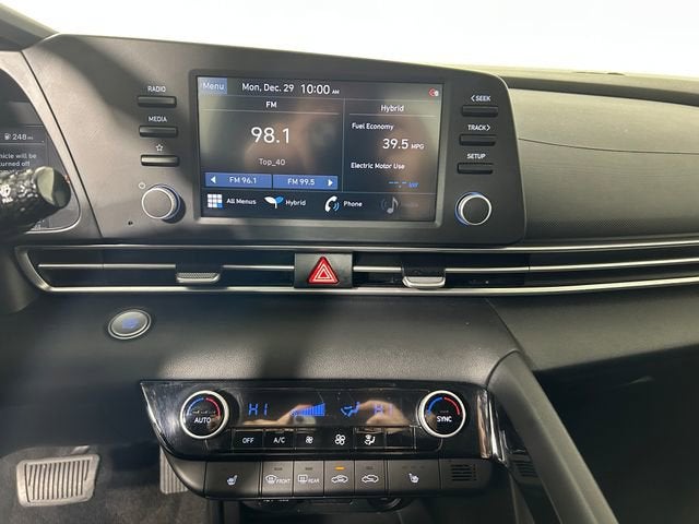 2022 Hyundai Elantra Hybrid Blue