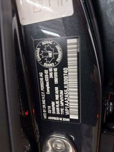 2018 Porsche Macan NA