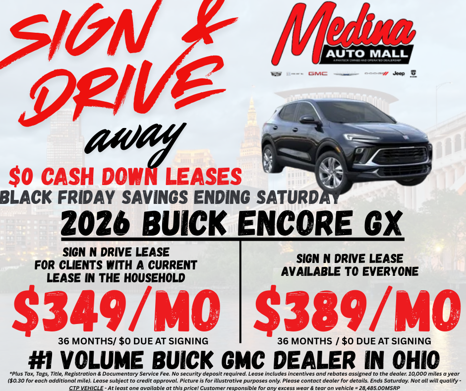Buick Encore GX Sign N Drive near Cleveland, Akron, Medina