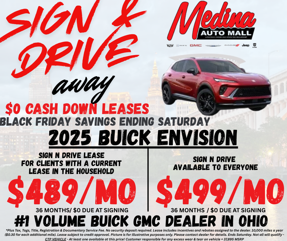 Buick Envision Sign N Drive near Cleveland, Akron, Medina