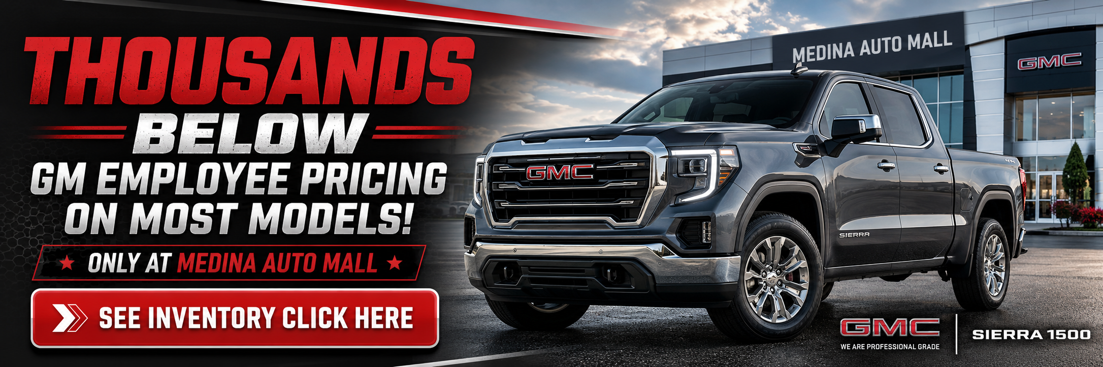 Thousands Below GM Employee Pricing on Most Models at Medina Auto Mall